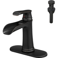 Nowadays Waterfall bathroom faucet, single handle bathroom sink faucet