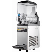 VEVOR Commercial Margarita Machine, 1Tank 15L Commercial Slushy Machine, Stainless Steel Smoothie Frozen Drink Maker, 500W 110V for Supermarkets Cafes Restaurants Bars Home Use