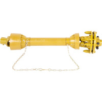 VEVOR PTO Shaft, 1-3/8" PTO Drive Shaft, 6 Spline Both Ends PTO Driveline Shaft, Series 4 Tractor PTO Shaft, 31.5"-41" Brush Hog PTO Shaft, Yellow PTO Shaft w/Slip Clutch for Bush Hog/Finish Mower