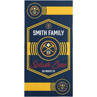 NBA Denver Nuggets Dominion Personalized Beach Towel 3060 Inches