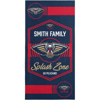 NBA New Orleans Pelicans Dominion Personalized Beach Towel 3060 Inches