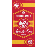 NBA Atlanta Hawks Dominion Personalized Beach Towel 3060 Inches
