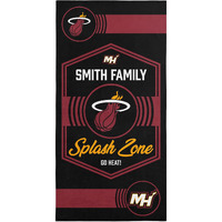 NBA Miami Heat Dominion Personalized Beach Towel 3060 Inches