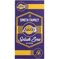 NBA Los Angeles Lakers Dominion Personalized Beach Towel 3060 Inches