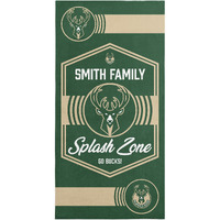 NBA Milwaukee Bucks Dominion Personalized Beach Towel 3060 Inches