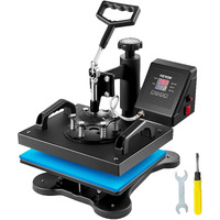 VEVOR Heat Press, 12x10Inch T-Shirt Press Machine, T-shirt Press Heat Press 30x23cm Printing Machine Heat Transfer Sublimation Machine for T-shirts