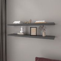 Floating Shelf Lyle, Living Room, Matt Gray