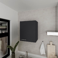 Wall Cabinet Dennard, Kitchen, Black