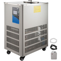VEVOR Laboratory Chiller Circulator 5L Chiller Lab -20C Low Temperature Cooling Liquid Circulator Pump Chiller Lab Recirculating Chiller Water Bath Recirculating Water Cooling Chiller for Laboratory