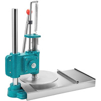 VEVOR Manual Pizza Dough Press Machine, 9.5inch/24cm Household Pizza Pastry, Stainless Steel Pizza Presser, Commercial Chapati Sheet Pizza Crust Press Plate, Height Adjustable Pizza Forming Machine