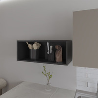 Wall Cabinet Axtell, Kitchen, Black