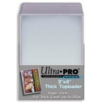 Toploader - 3X4 Thick 55Pt (25 Per Pack)
