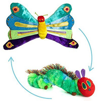 World Of Eric Carle, The Very Hungry Caterpillar Butterfly Reversible Stuffed Animal Plush Toy, 16""