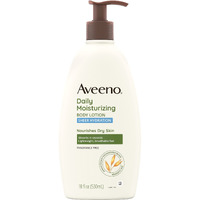 Aveeno Sheer Hydration Daily Moisturizing Fragrance-Free Lotion With Nourishing Prebiotic Oat, Fast-Absorbing Body Moisturizer For Dry Skin With Lightweight, Breathable Feel, 18 Fl. Oz