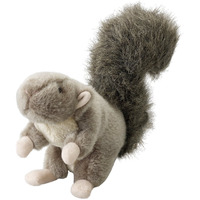 Spot By Ethical Products Woodland Collection Squirrel Dog Toy With Squeaker | Plush Tug Of War Squirrel Grunting Squeak Toy For All Dog Breeds | Interactive Dog Toy | 10""