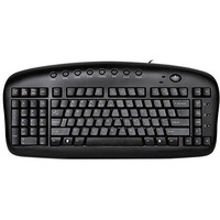 Ergonomic Left Handed Keyboard For Business/Accounting - 8 Multimedia Hotkeys - Eliminates Rsi And Carpal Tunnel - Patented Natural_Reduce Back And Shoulder Strain To Improve Posture(Refurbished)