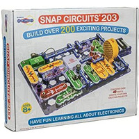 Snap Circuits 203 Electronics Exploration Kit | Over 200 Stem Projects | Full Color Project Manual | 42 Snap Modules | Unlimited Fun