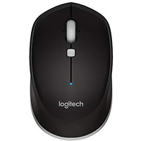 Logitech M535 Bluetooth Mouse Compact Wireless Mouse With 10 Month Battery Life Works With Any Bluetooth Enabled Computer, Laptop Or Tablet Running Windows, Mac Os, Chrome Or Android, Gray - Black