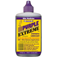 Bike Medicine Purple Extreme Performance Synthetic Chain Lubricant, High Mileage Bicycle Lube