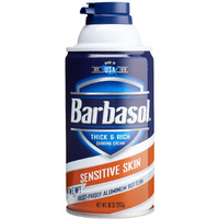 Barbasol Sensitive Skin Thick And Rich Shaving Cream, 10 Ounce