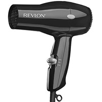 Revlon Compact Hair Dryer | 1875W Lightweight Design, Perfect For Travel, (Black)