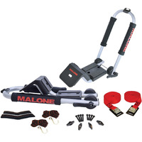 Malone Downloader Folding J-Style Universal Car Rack Kayak Carrier With Bow And Stern Lines