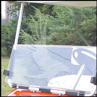 Clear Windshield For Yamaha Golf Cart 1995 Thru 2002 (G14 To G19)
