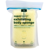 Earth Therapeutics Loofah, Super, Exfoliating, Body Sponge