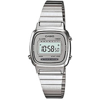 Casio Women's La670Wa-7 Silver Tone Digital Retro Watch