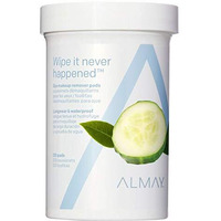 Almay Longwear & Waterproof Eye Makeup Remover Pads With Aloe, Hypoallergenic, Cruelty Free, -Fragrance Free, Dermatologist Ophthalmologist Tested, 120 Count