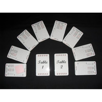 Two-Table Permanent / Reusable Bridge Tallies