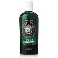 Grandpas Brands Pine Tar Bath And Shower Gel, 8 Ounce