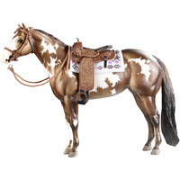 Breyer Traditional Cimarron Western Pleasure Saddle (1:9 Scale), 6.5""L X 7.875""H H