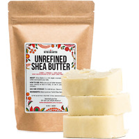 Better Shea Butter Raw Shea Butter - 100% Pure African Unrefined Shea Butter For Hair - Skin Moisturizer For Face, Body And For Soap Making Base And Diy Whipped Lotion, Oil And Lip Balm - 1 Lb Block