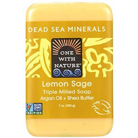 One With Nature, Dead Sea Mineral Bar Soap, Lemon Verbena, 7 Oz