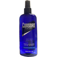 Consort Hair Spray For Men, Extra Hold, Unscented, Non-Aerosol - 8 Fl Oz