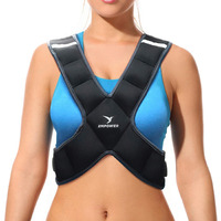 Empower Weighted Vest For Women - Workout Vest - Fixed 8Lbs Or Adjustable 10-12-14-16Lbs - Adds Resistance To Fitness Routine - Increases Intensity To Burn More Calories