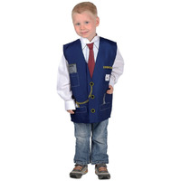 Aeromax Boys Train Conductor Childrens Costumes, Navy Blue, One Size Fits Most Ages 3-6 Us