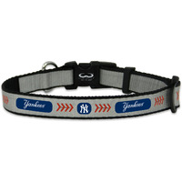 New York Yankees Pet Collar Reflective Baseball Size Toy Co