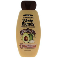 Garnier Whole Blends Nourishing Shampoo With Avocado Oil & Shea Butter Extracts, 12.5 Fluid Ounce