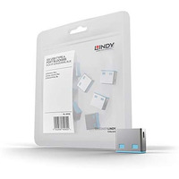 Lindy Usb Port Blocker - Pack Of 10 - Blue 40462