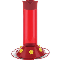 Perky-Pet 409 Hummer   S Favorite Red Plastic Hummingbird Feeder - 30 Oz