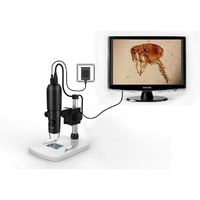 Mustcam 1080P Full Hd Digital Microscope, Hdmi Microscope, 10X-220X Magnification, To Any Monitor/Tv With Hdmi-In, Photo Capture, Micro-Sd Storage, Pc Supported