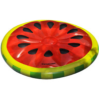 Swimline Watermelon Slice Floating Pool Island Red/Green 60'' Diameter