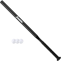 Franklin Sports Mlb Baseball Training Bat + Balls - Thin Stick Training Bat For Hitting Practice - Skinny Mini Bat + Ball Set For Contact Batting - 30""