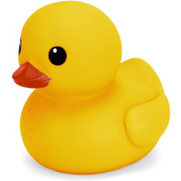Jumbo Rubber Duck Bath Toy - Giant Ducks Big Duckie Baby Shower Birthday Party Favors 8-Inches (Yellow)