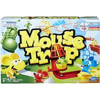 Hasbro Gaming Mouse Trap Board Game For Kids Ages 6 And Up,Classic Kids Game