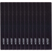 Kiss Nail Files Wide Board Grinder (12 Pieces) F103N Double Sided, Reusable, Washable