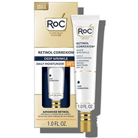 Roc Retinol Correxion Deep Wrinkle Daily Face Moisturizer With Sunscreen Spf 30, Skin Care Treatment For Fine Lines, Dark Spots, Post-Acne Scars, 1 Ounce