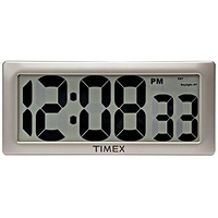 Timex 75071Ta2 13.5"" Large Digital Clock With 4"" Digits And Intelli-Time Technology